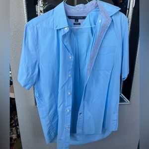 Mens short sleeve dress shirt